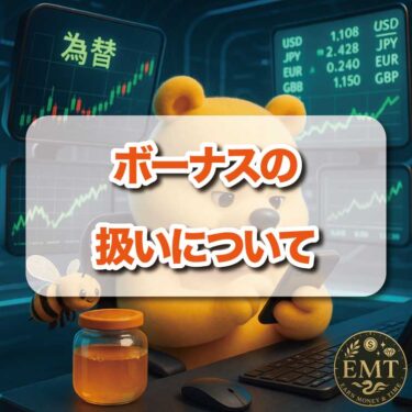 各種ボーナスの扱いについて